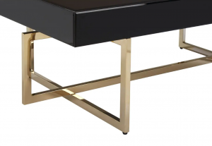 LA Black & Gold Coffee Table