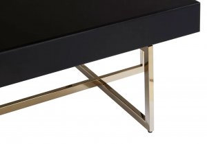 LA Black & Gold Coffee Table