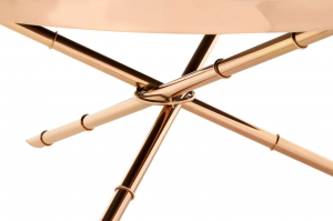 Rose Gold Three Leg Coffee Table