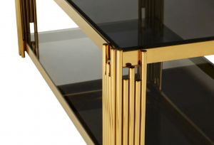 Symphony Black & Gold Coffee Table