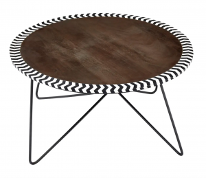 Acacia Chevron Coffee Table