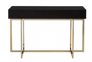 Verve High Gloss Black Console Table