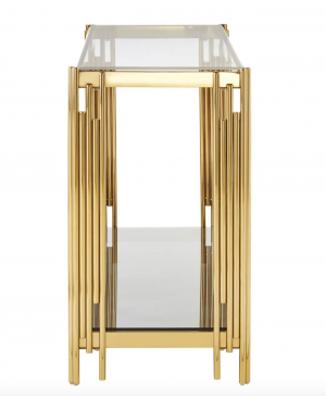 Symphony Gold Console Table