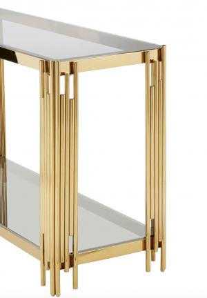 Symphony Gold Console Table