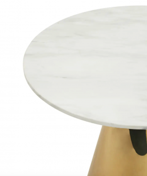 Cone Gold & Marble Bistro Table