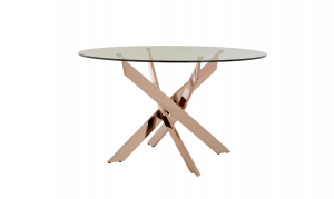 Rose Gold Round Dining Table