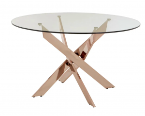 Rose Gold Round Dining Table