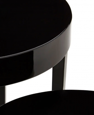 Mayfair Trilogy Black End Tables