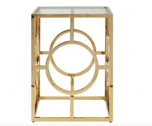 Roma Gold Side Table