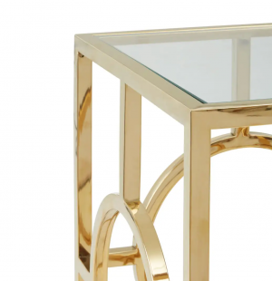 Roma Gold Side Table