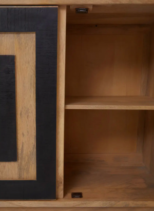 Mango Wood Squares Sideboard