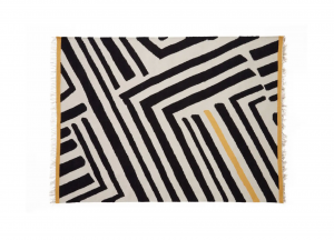 Toto Yellow & Black Rug