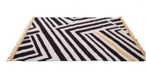 Toto Yellow & Black Rug