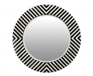 Zebra Shell Wall Mirror