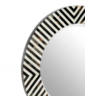 Zebra Shell Wall Mirror