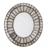 Vintage Mosaic Oval Mirror