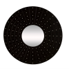Deco Studded Black Wall Mirror