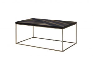 Midas Black & Brass Coffee Table