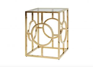 Roma Gold Side Table