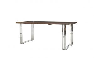 Harrow Natural & Silver Dining Table