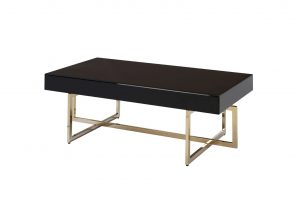 LA Black & Gold Coffee Table