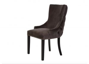 Townhouse Mink Velvet Dining Chair