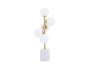 Venus Gold & White Table Lamp