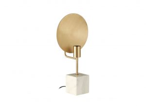 Gold Disc Table Lamp