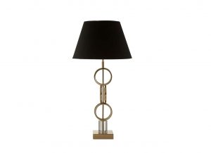 Tall Gold Rings Table Lamp