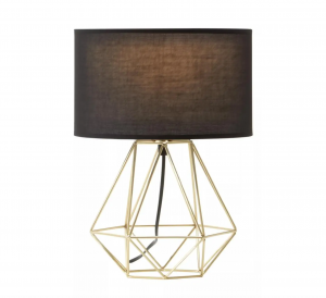 Gold Cage Table Lamp