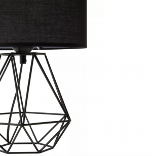 Black Cage Table Lamp