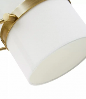 Luxe  Gold & White Table Lamp