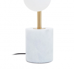 Venus Gold & White Table Lamp