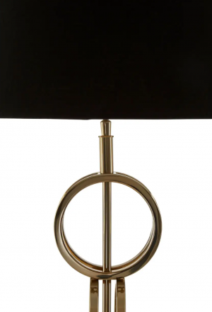 Tall Gold Rings Table Lamp