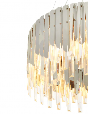 Prism Chrome & Crystal Chandelier