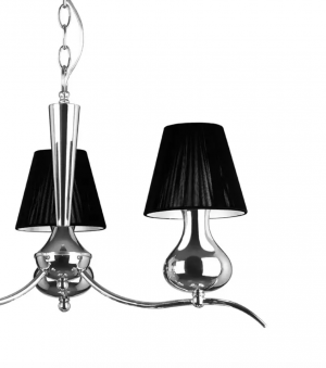 Nouveau Three Arm Chandelier