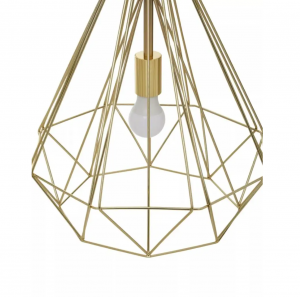 Gold Cage Pendant Light