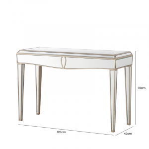 Arrogan Mirrored Console Table