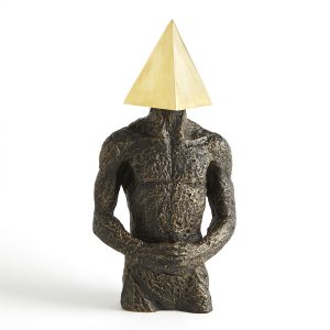 Pyramid Man Sculpture