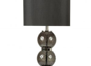 Black Urchin Ball Table Lamp