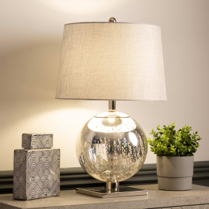 Venus Silver Ball Table Lamp