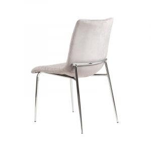 Pair of Honeycomb Grey Dining Chairs