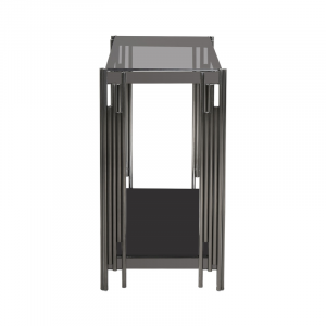 Gunmetal Symphony Console Table