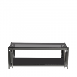 Gunmetal Symphony Coffee Table