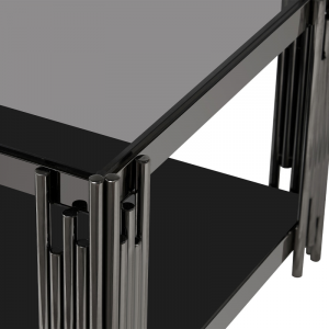 Gunmetal Symphony Coffee Table