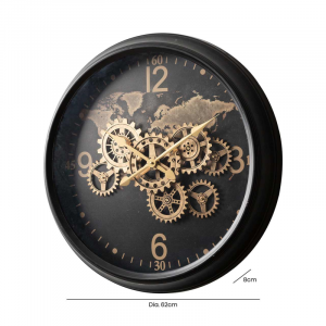 Global Black & Gold Clock