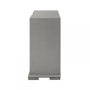 Parisian Grey Washed & Mirrored Chest of Drawers