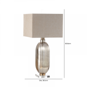 Mercury Champagne Glass Table Lamp