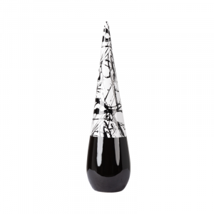 Black & White Cone Ornament