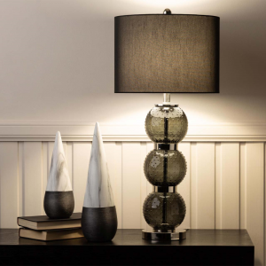 Black Urchin Ball Table Lamp